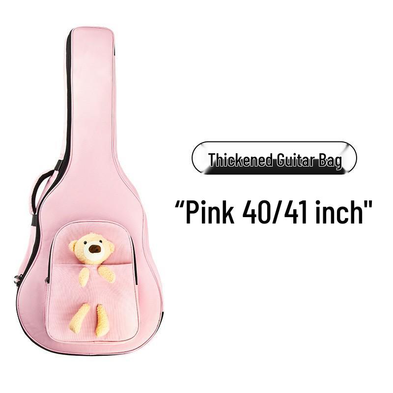 Akusticus Folk Guitar Gig Bag: Cute Personality Backpack for 40/41/36 Inch Guitars