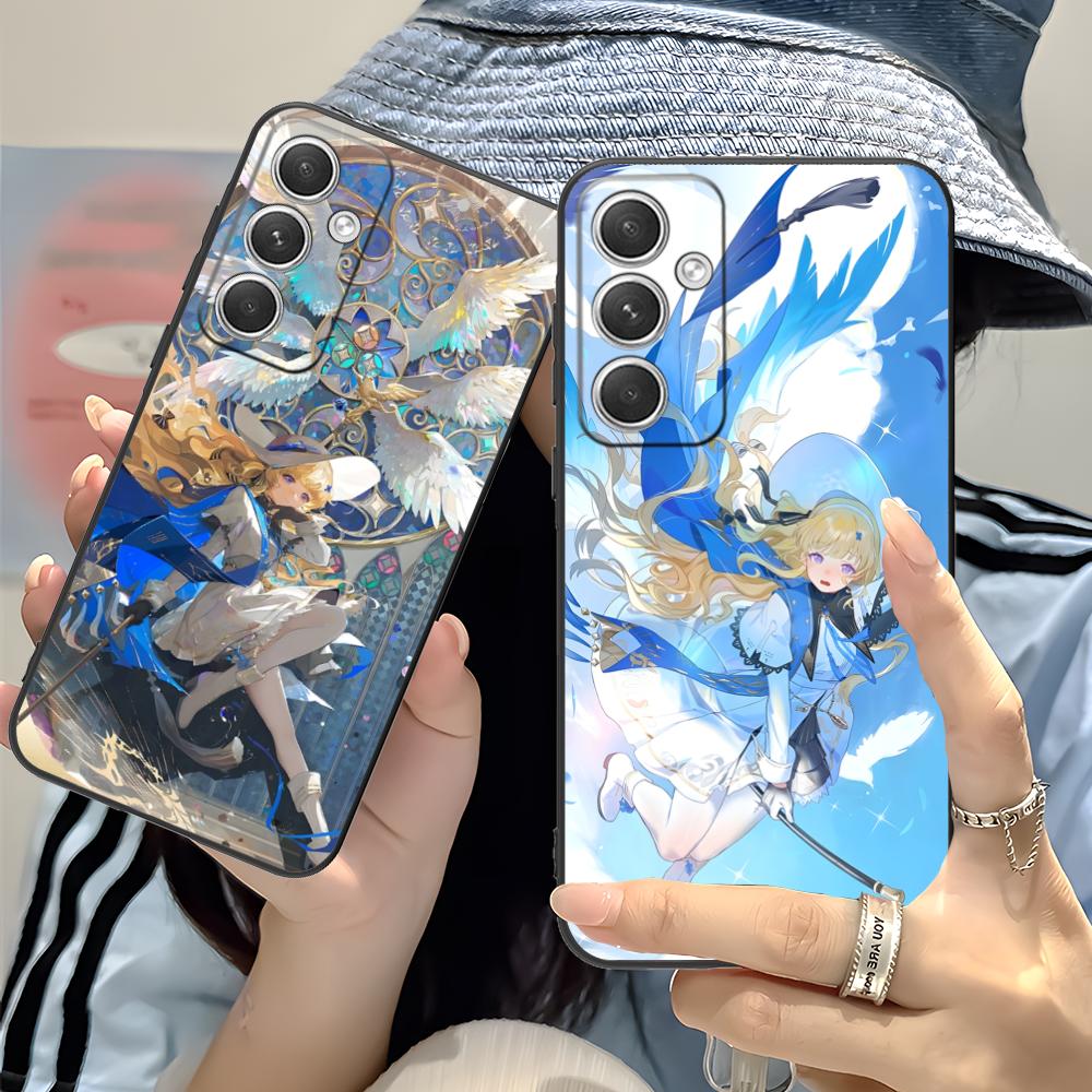 Wuthering Waves Phoebe Phone Case for Samsung Galaxy S26 S25 S24 S23 S22 S21 S20 Note20 Plus FE Ultra Colorful Cover Cellphones