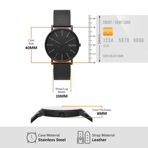 Skagen SIGNATUR SKW6902 Men's Watch, Black