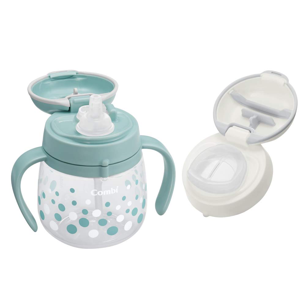 

Combi Rakumug Straw Cup First Set Soda Float & (SB) зелёный