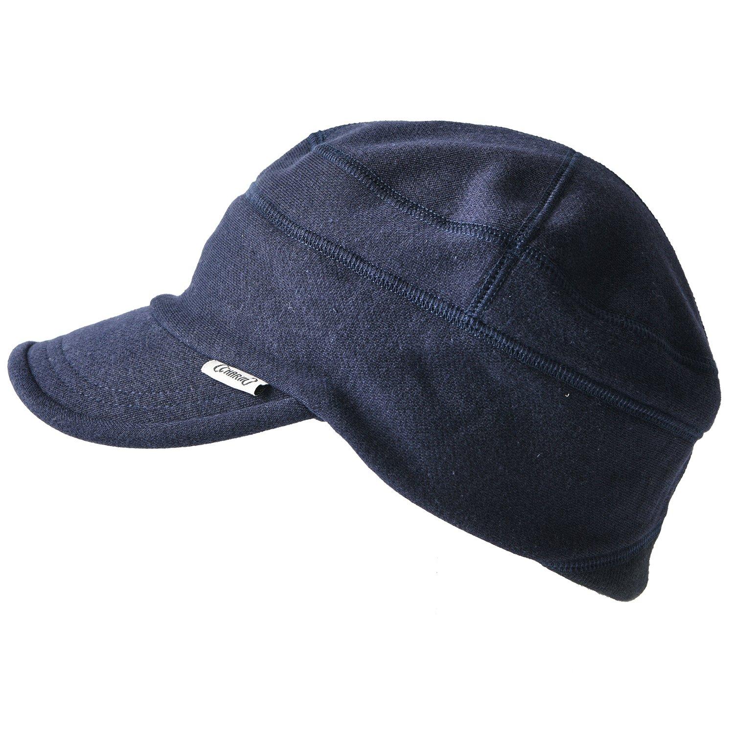 

CHARM Защита от УФ-лучей Потовпитывающая рабочая кепка Большого размера Хлопковая моющаяся шляпа [Повседневная коробка] [Свободный размер/Темно-синий]