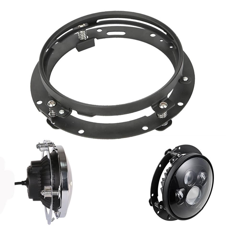 7 Inch Round LED Headlight Mounting Bracket Ring For Car Wrangler JK Suzuki Samurai for Harley Motorcycle 7" Bracket