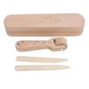 Tailor Clapper Set Beech Wood Seam Flattening Tool Ironing Clapper Seam Roller and Point Turner