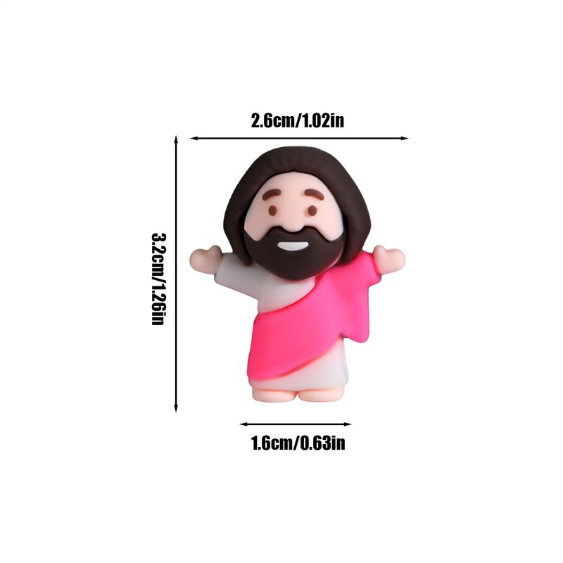 Easter Jesus Toys Christmas Mini Jesus Figurines Decorative Multifunctional Party Favors Sunday School Craft 20pcs Easter Jesus