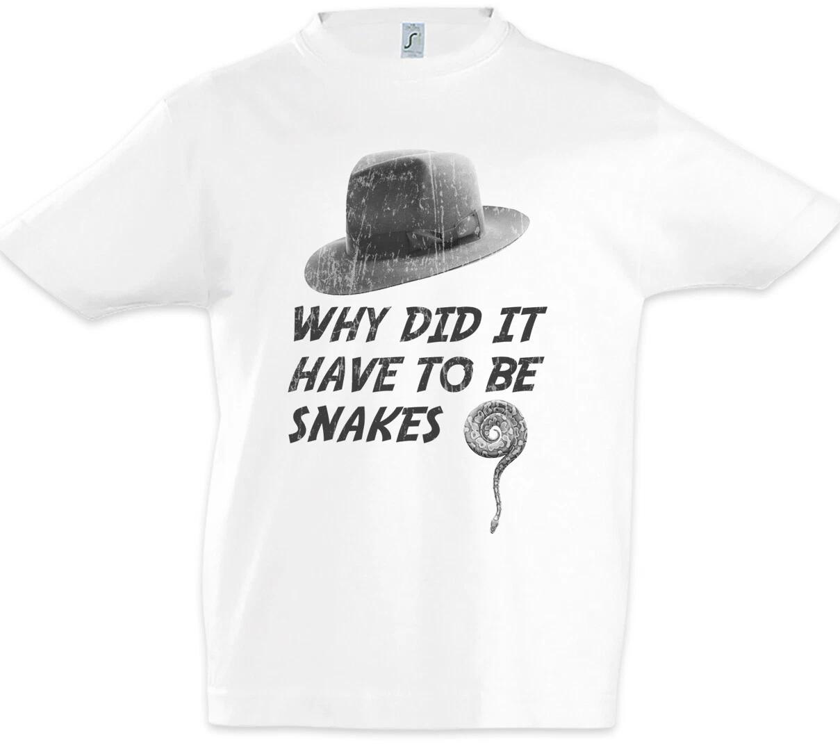 Why Did It Have To Be Snakes Kids Boys kids boys T-Shirt Indiana Fun Jones Snakes 140