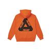 Palace Tri-mesh Hood Logo Print Hoodie Unisex Orange PAL-SS22-238
