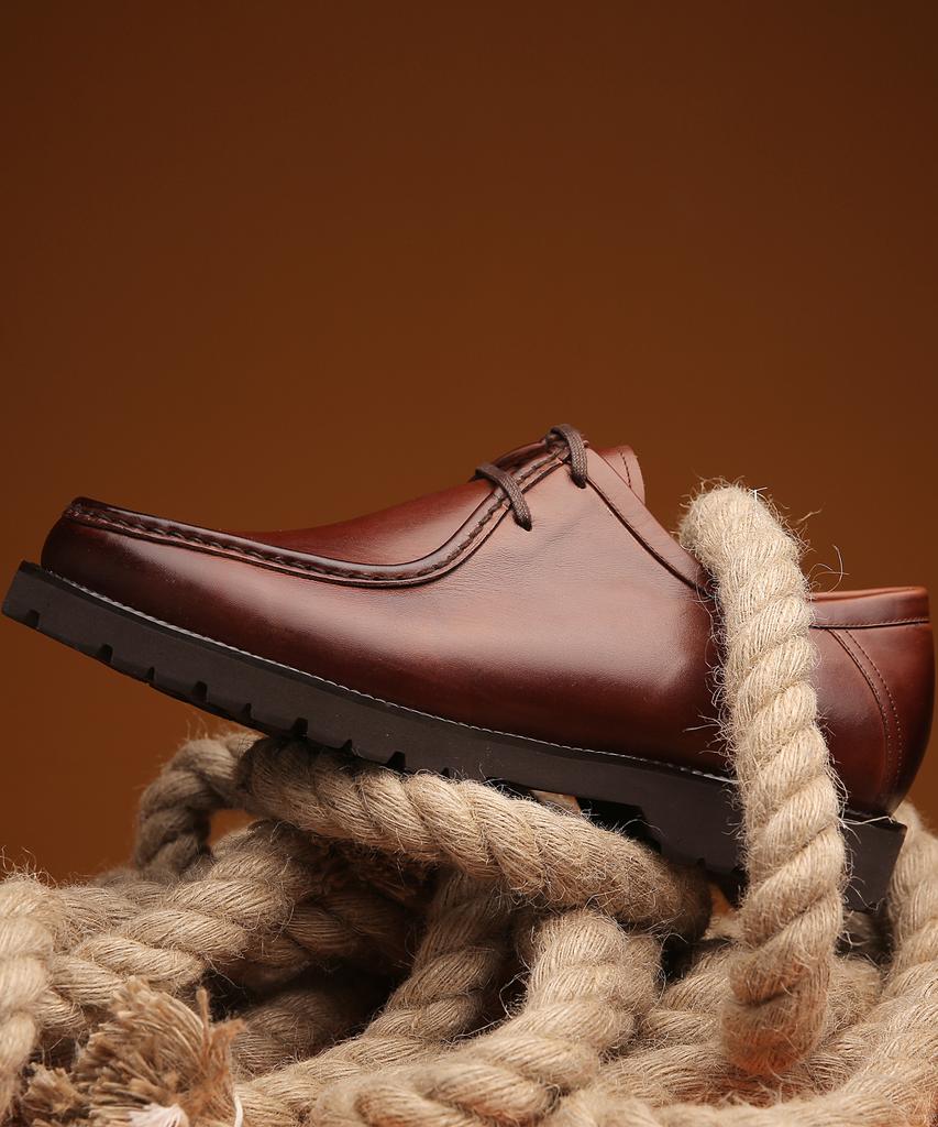 Flap'F Logan Men'S Handmade Derby Shoes (2 Types)