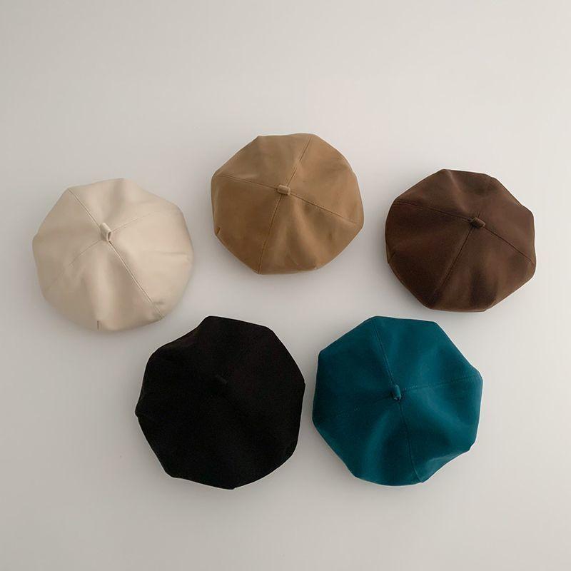 Childrens Beret Hat With Breathable Rattan Material For Autumn And Winter Wear For Boys And Girls