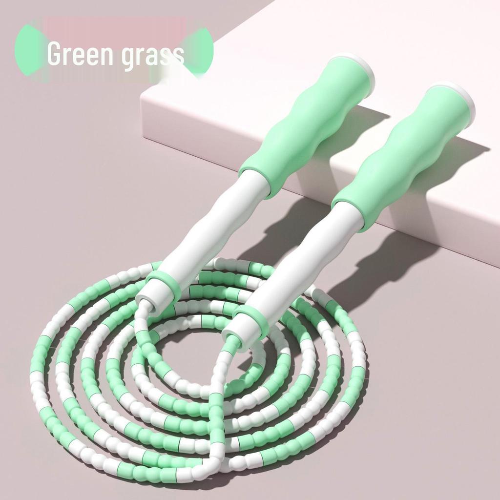 Children's Professional Bamboo Jump Rope - Soft Beads, Junior To College Fitness Competition