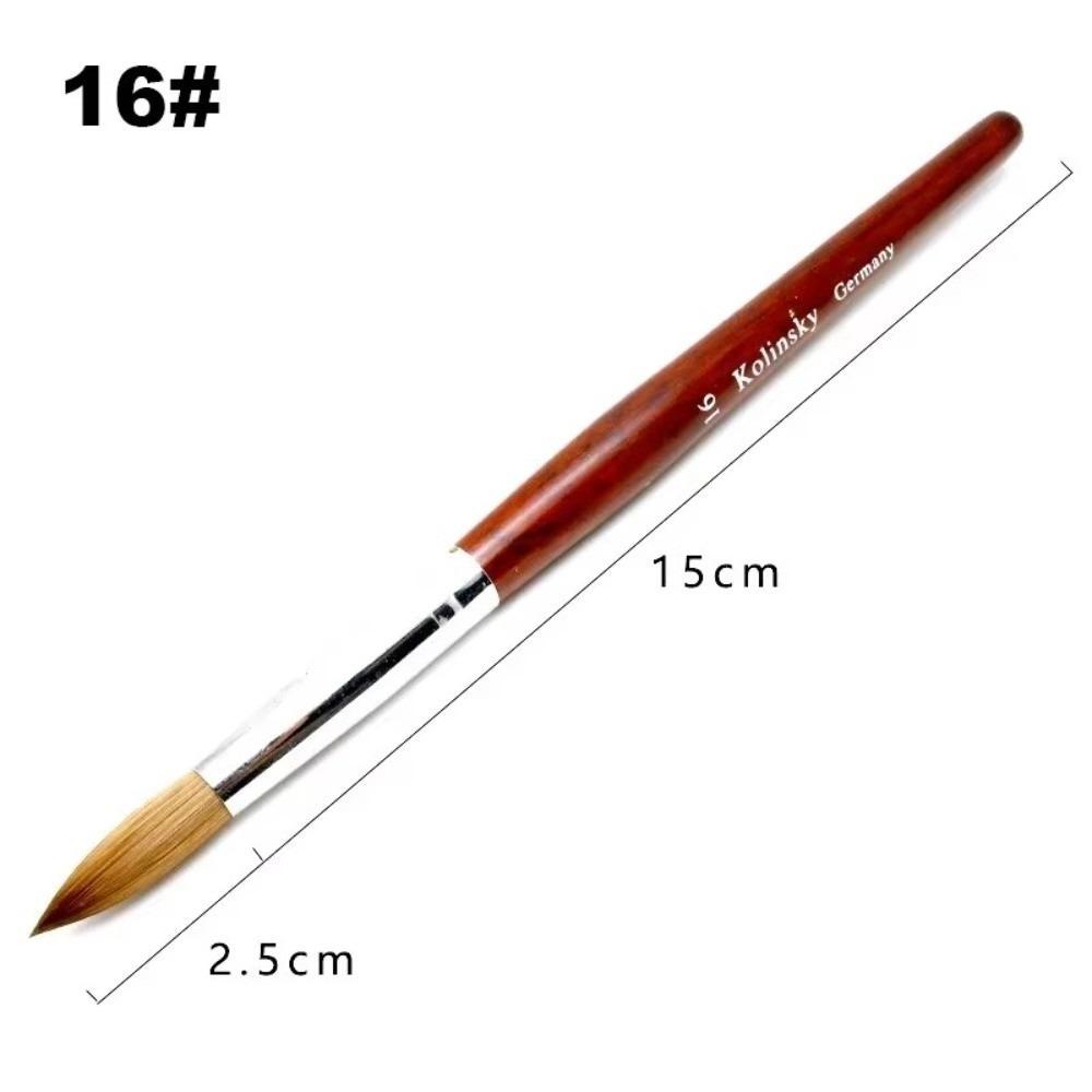 Acrylic Nail Brush Wood Handle UV Gel Brush Professional Liner Drawing Brushes Nail Art