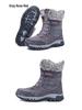 Plus Size Women's High-Top Snow Boots – Autumn/Winter Bestseller, Velvet Lined and Warm.