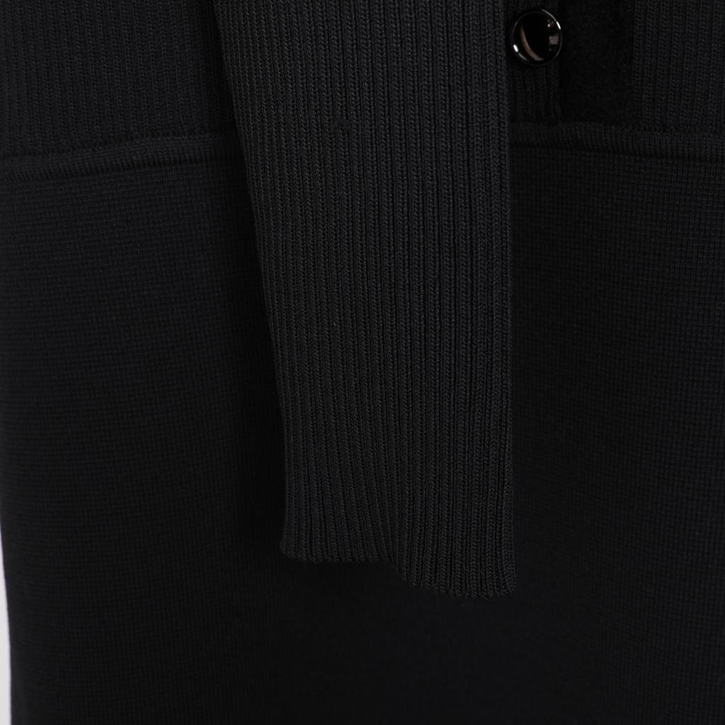 High-end quality spot spring and autumn new knitted Internet celebrity long-sleeved top jacket + dress set female 2608