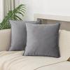 Throw Pillow Covers 16x16 Set Of 2 Velvet Decor Decorative Couch Cushion Pillowcases With Fringe Home Bed Decoration For Sofa Bedroom