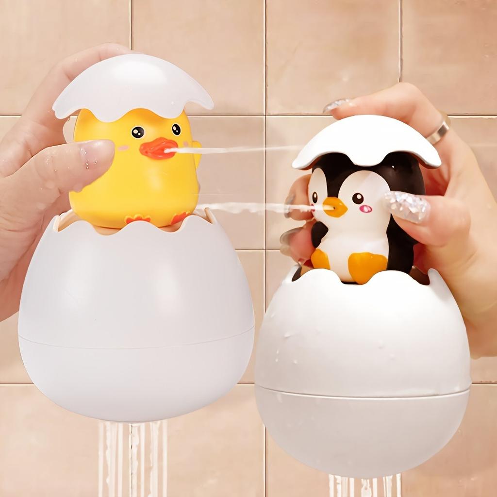Baby Bath Toy Cute Crab Baby Shower Bathroom Toys Water Play Spinner with Suction Cup Waterwheel Games for Children Kids