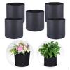 5 Aeration Cloth Pots with Handles Plant Container Bag