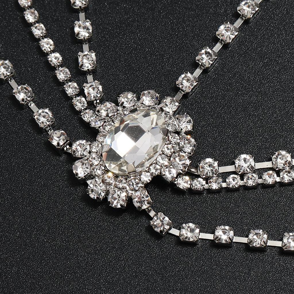 Head Chain Rhinestones Bohemian Jewelry Boho Forehead for Prom Girls