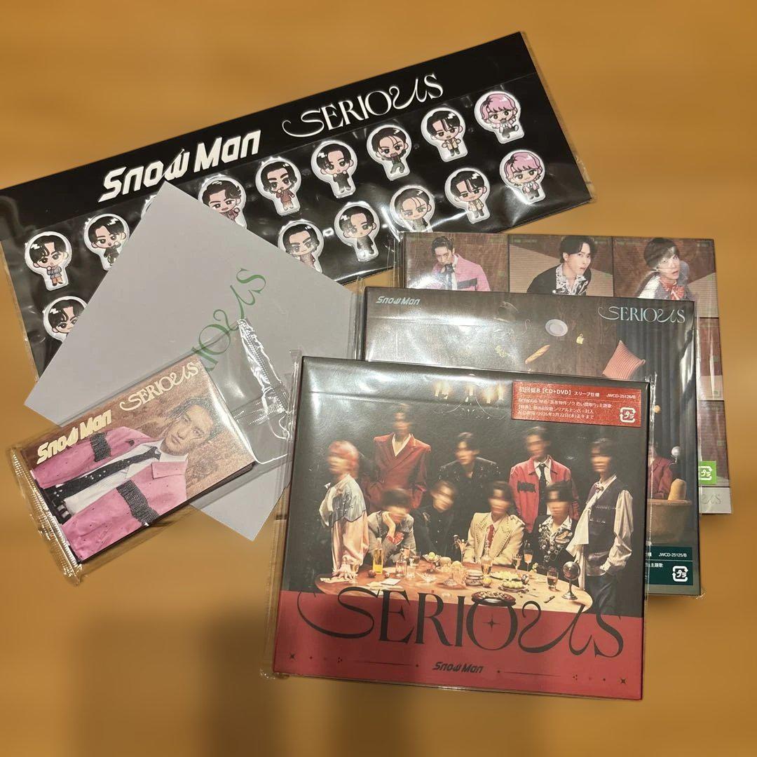 

[USED] SnowMan 12th single SERIOUS with bonus