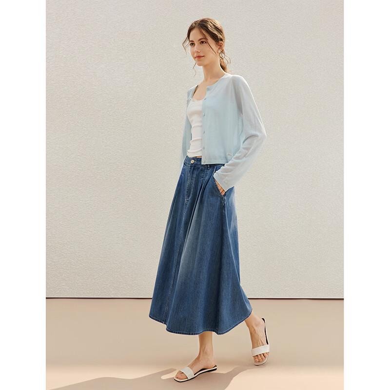 INMAN Women's Summer Lightweight Knit Cardigan