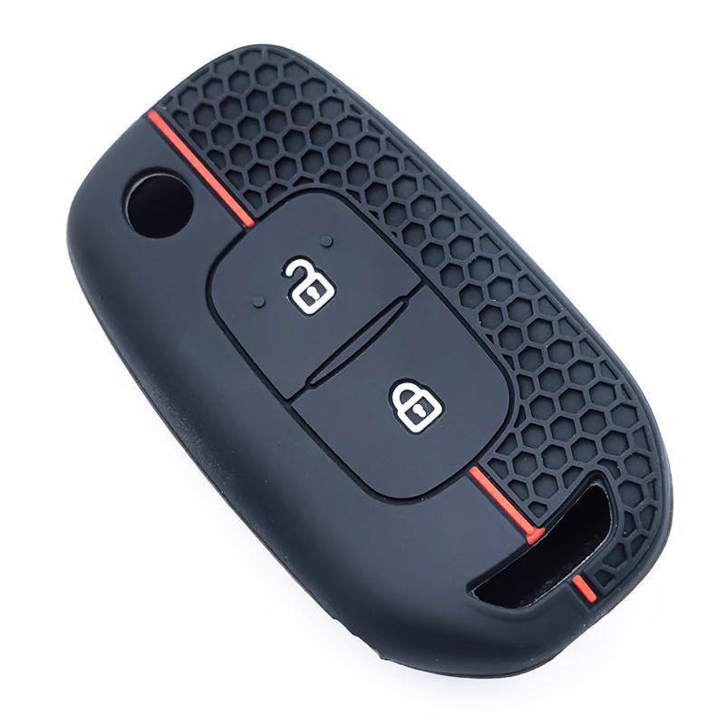 

Silicone Car Remote Key Case Cover For Renault Kwid Kadjar Captur Megane Sandero Stepway Logan Clio 5 Arkana