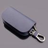 Men's Universal Handmade Cowhide Car Key Case with Zipper – Waist-Mounted, Cute Korean Design