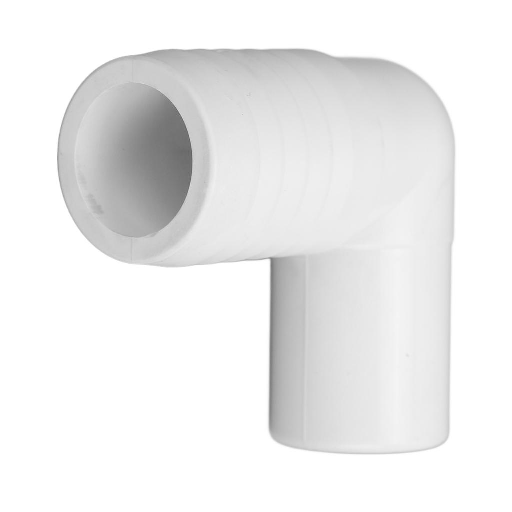 Bilge Pump Drain Connector 360 degrees  Rotatable ABS Drain Hose Fitting for G1100 Bilge Pump White