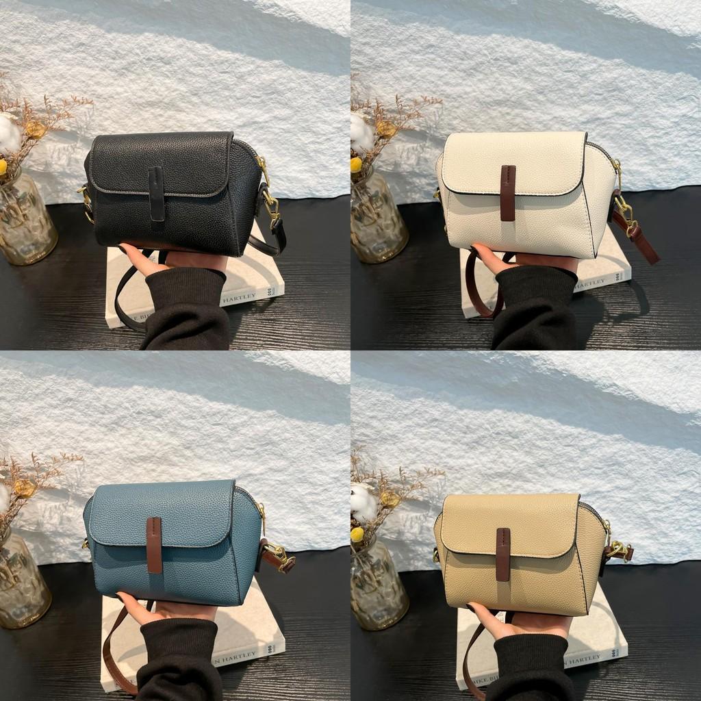 Fashionable Pu Leather Small Square Bag Elegant Casual Side Bag For Daily Use