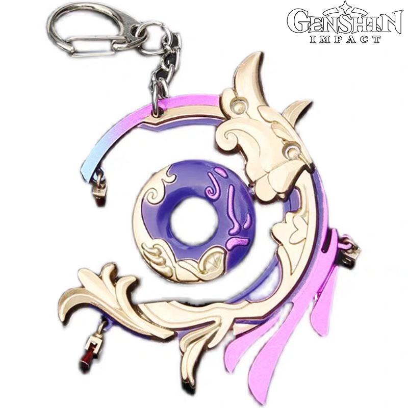 Impact Genshin Sangonomiya Kokomi Arms Everlasting Moonglow Pendant Keychain