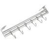 Wall Mounted Storage Shelves Pot Lid Rack Utensil Hanger Hook Kitchen Gadgets AccessoriesDual Rods