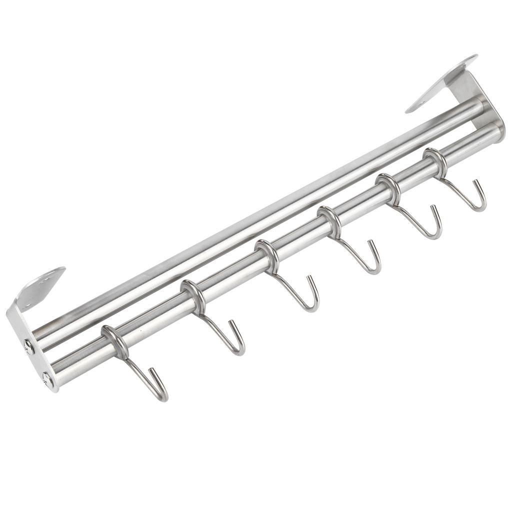 Wall Mounted Storage Shelves Pot Lid Rack Utensil Hanger Hook Kitchen Gadgets AccessoriesDual Rods