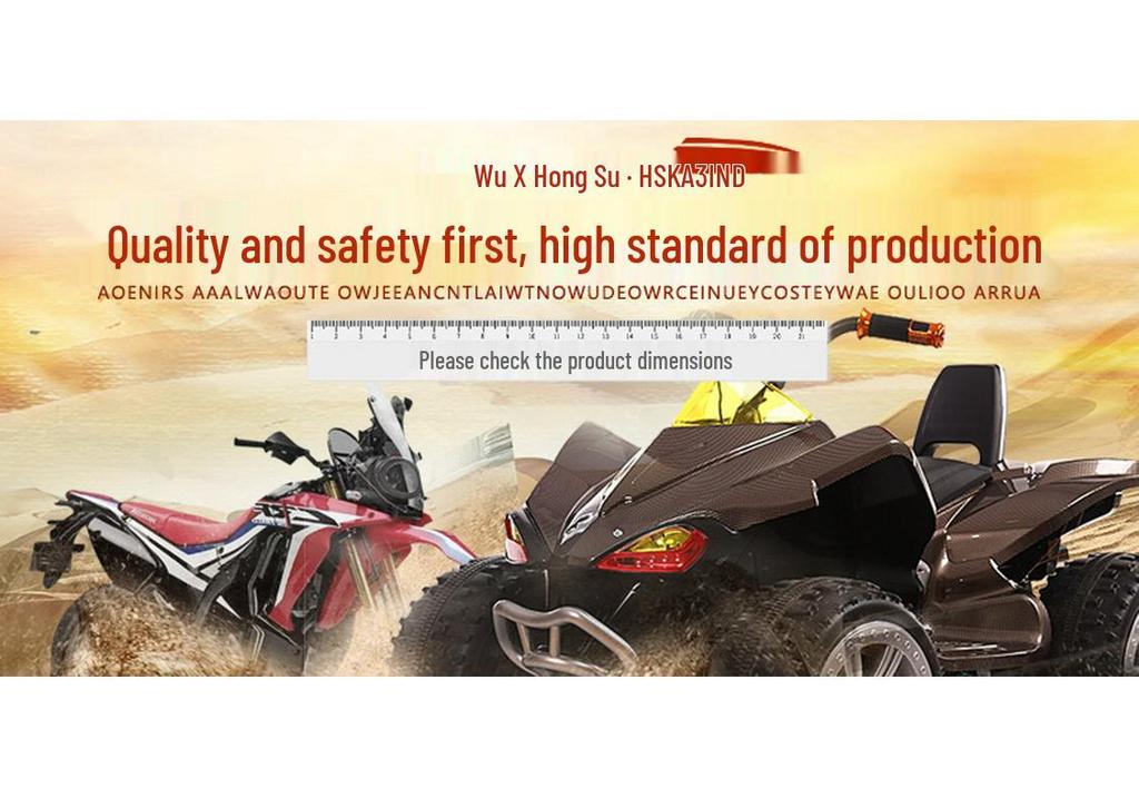 Little Bull ATV Beach Car Accessories: 19x7.00-8" Front Tires & Steel Wheels, Four-Hole Hub