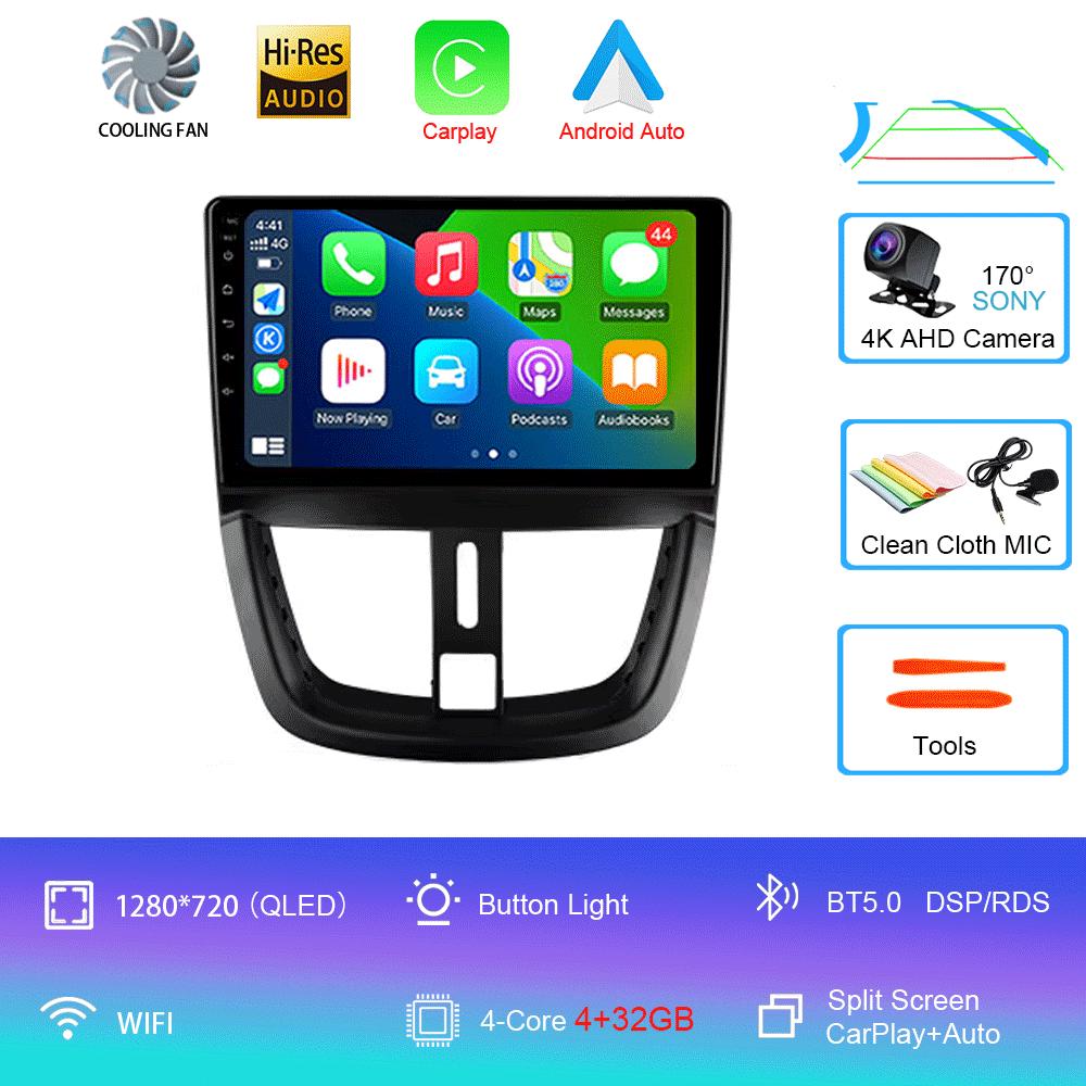 

Android 14 For Peugeot 207 207CC 2006 - 2015 Car Radio Car video players CarPlay Auto GPS No 2 din 2din DVD
