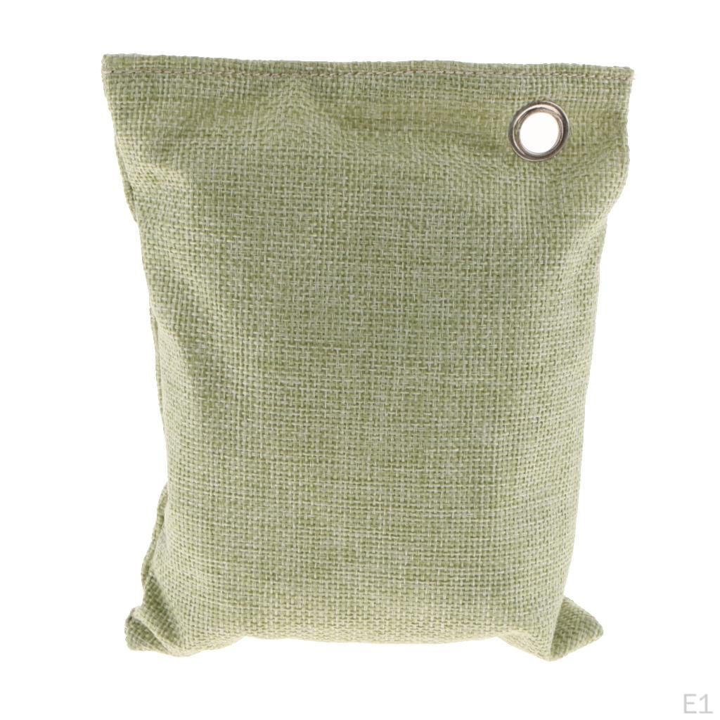 Odor Neutralizer Freshener Bags, Bamboo Purifying Bags Green