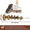 Kauspielzeug aus natürlichem Holz, bissfestes Snack-Spielzeug, um Langeweile bei Papageien, Chinchillas und Hamstern zu lindern