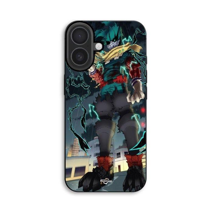 Hülle Für iPhone 18 Izuku Midoriya Deku one for all my hero academia anime Maniacase schwarz