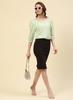 MONTE CARLO Women Regular Fit Green Top