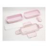 OSK DISH UP LUNCH Lunch Box Two-tier Pink [PCW-600S] Dishwasher Safe, Microwave Safe, with Partitions