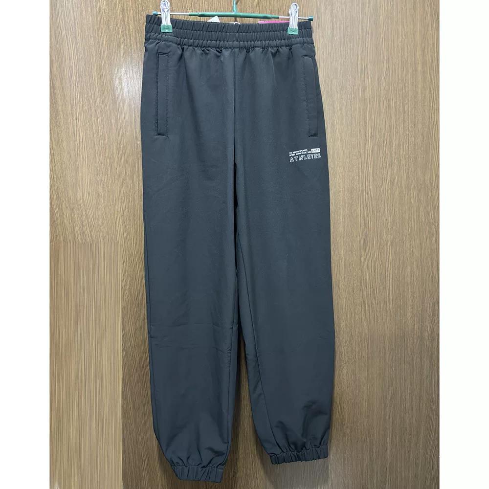 Anta Genuine Autumn and Winter Casual Woven Windproof and Warm Youth Trendy Training Women s Sports Pants M чёрный