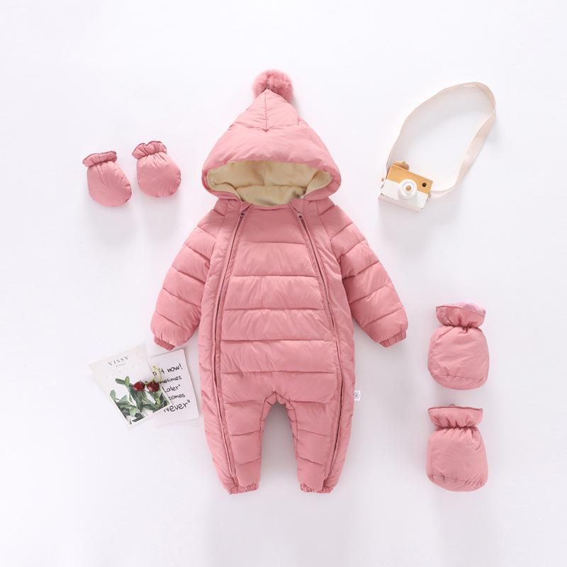 YY Baby Autumn/Winter Velvet Onesie Set - Thickened Warm Newborn Romper