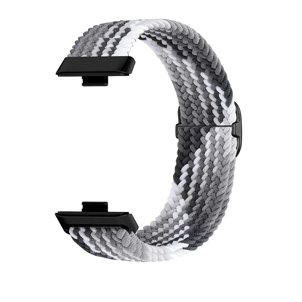 Braided Nylon WatchBand Strap For Huawei Watch Fit 3 Smart Wristband Braided Elastic Weave Bracelet For Huawei Fit4 Pro Strap