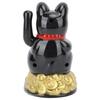 Colorful Lucky Cats Electric Sculpture Plastic Figurine For Restaurant Hotel Desktop Car Dashboard Fengshui Decors