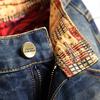 Men's Casual And Loose Broken Hole Stitching Drape Characteristic Foot Denim Shorts