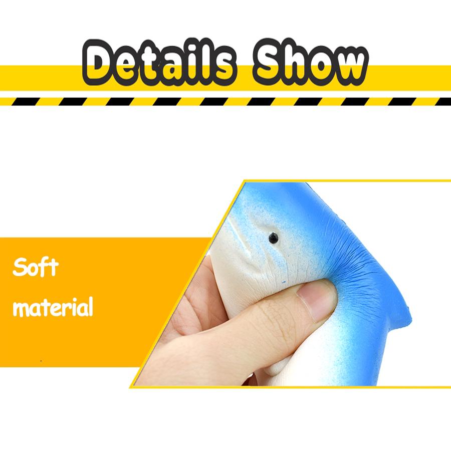 Squishy śliczne delfiny dla dzieci zabawki dla dzieci antystresowy powolny wzrost miękkie Squishies pasek z wisiorkiem zabawka antystresowa śmieszne prezenty
