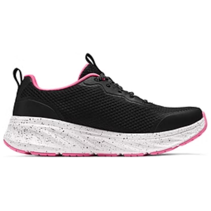Skechers Sport Durable Low Top Running Shoes Women Sneaker Black Pink 150472-BKPK
