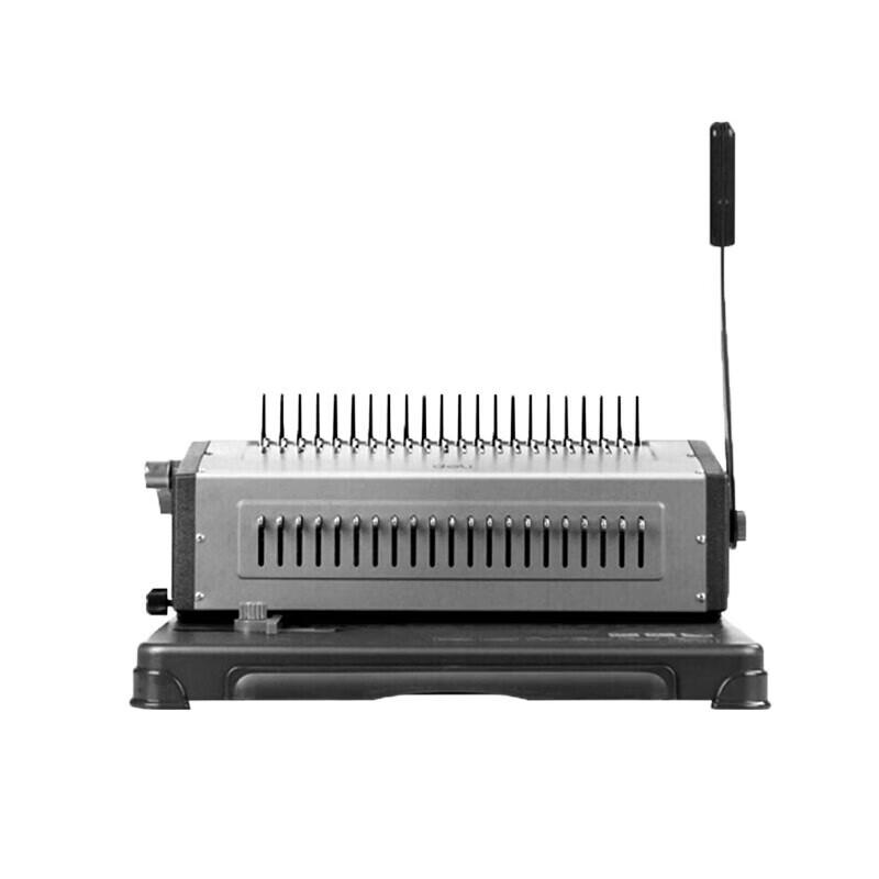 Deli 3874 21-Hole Manual Comb Binding Machine (25-Sheet Capacity)
