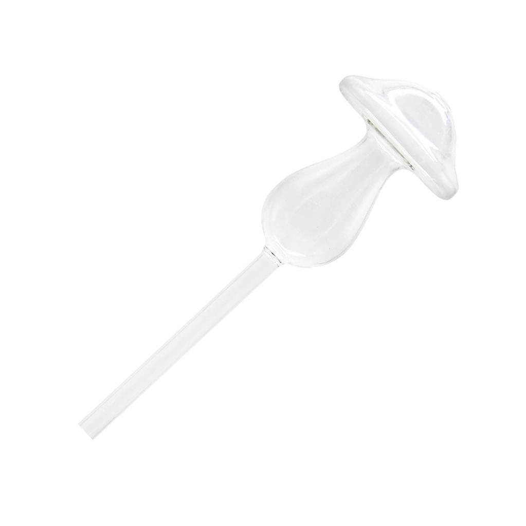 Mushroom Self Watering Spikes Glass Plant Waterer Clear Self Watering Devices Globes for Water Plants While Away