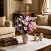Calla Lily Artificial Flower Bouquet Mixed Calla Lily Baby's Breath Tulip