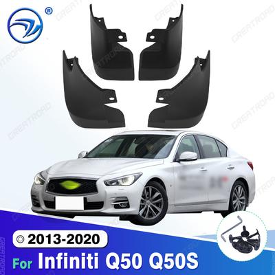 Langlebige ABS-Schmutzfänger für Infiniti Q50 Q50S 2013- 2015 2016 2017 2018 Spritzschutz Schmutzfänger Kotflügel Auto Zubehör