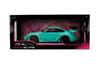 Kyosho Jada Toys PINK SLIPS Series Scale Porsche RWB KEI KISHI Mint Blue Finished Model JADA36463 1/18
