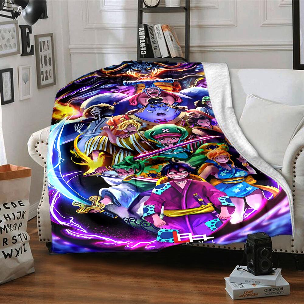 1Pc Dragon Ball Heroes Epic Battle Flannel Blanket, Soft And Comfortable, Casual Warm, Camping Travel, Christmas, Halloween Xmas Gift L1384