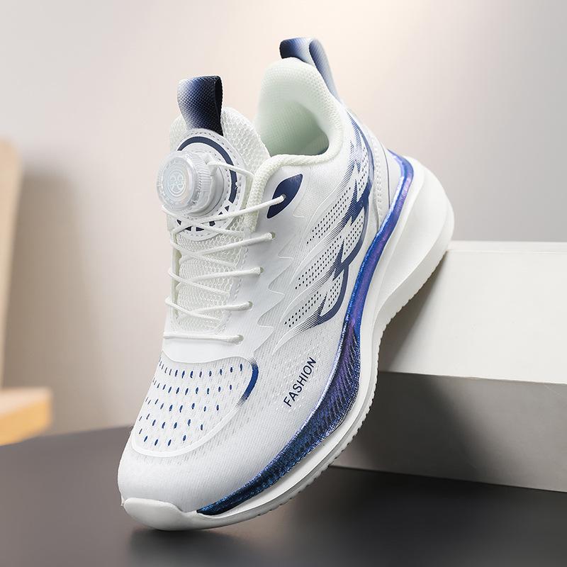Boys' Autumn Breathable Mesh Non-Slip Running Shoes for Older Children